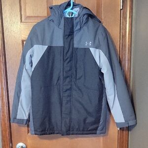 Under Armour Kids Two-Tone Black and Gray 3-in-1 Jacket